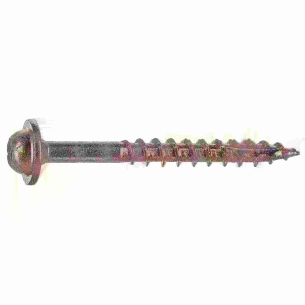 Saberdrive Wood Screw, #9, 1-3/4 in, Zinc Yellow Steel Flange Round Head Torx Drive, 129 PK 50238 - main